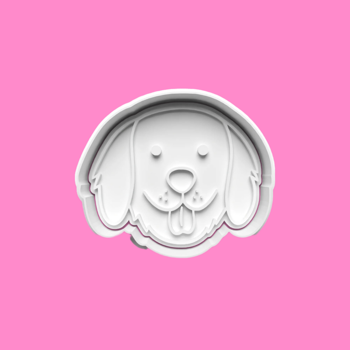 Dog Face complete Cookie Cutters and Embosser Set. Handmade gift item..