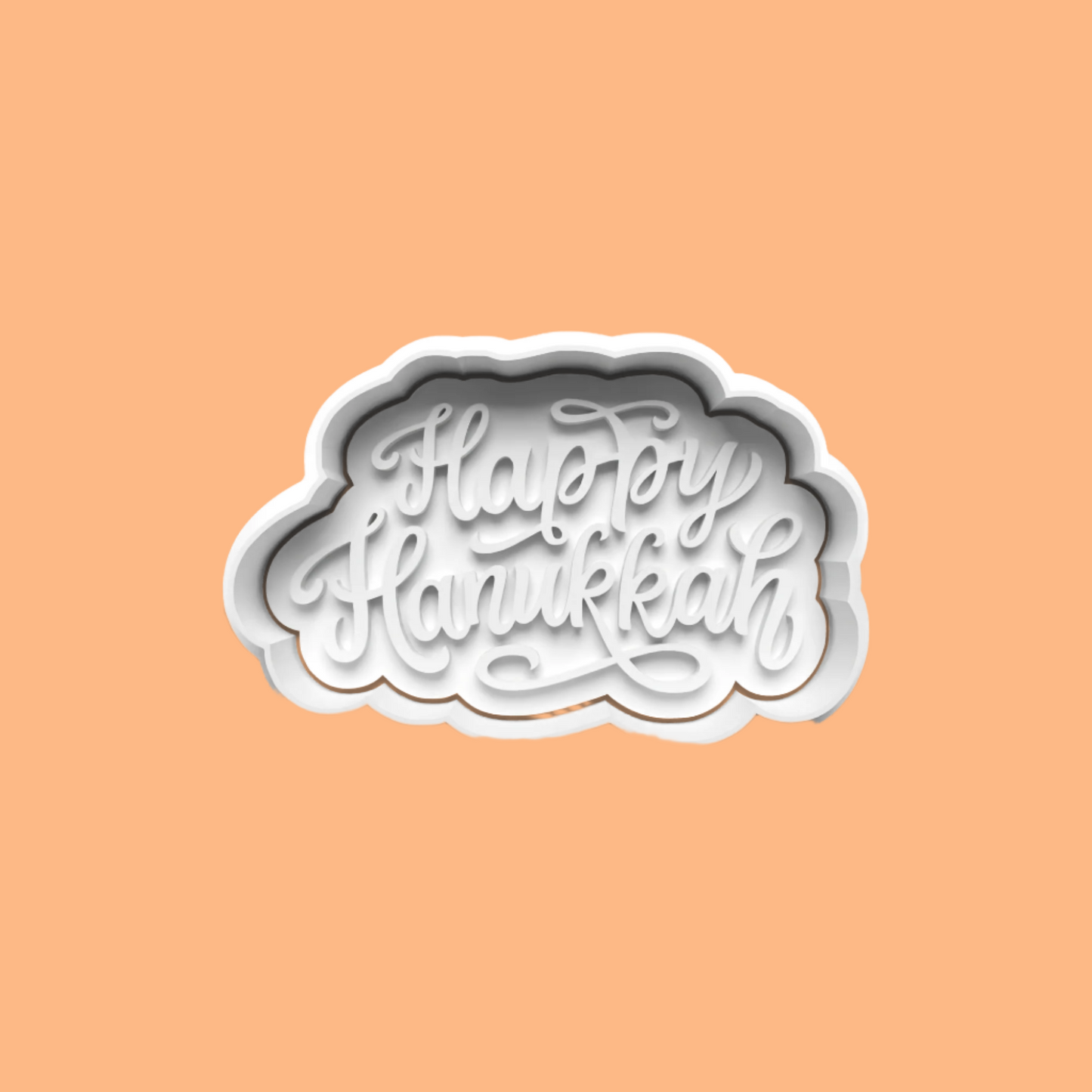 Hanukkah Embosser and Cookie Cutter Set – 4-Piece Festive Baking Tools.