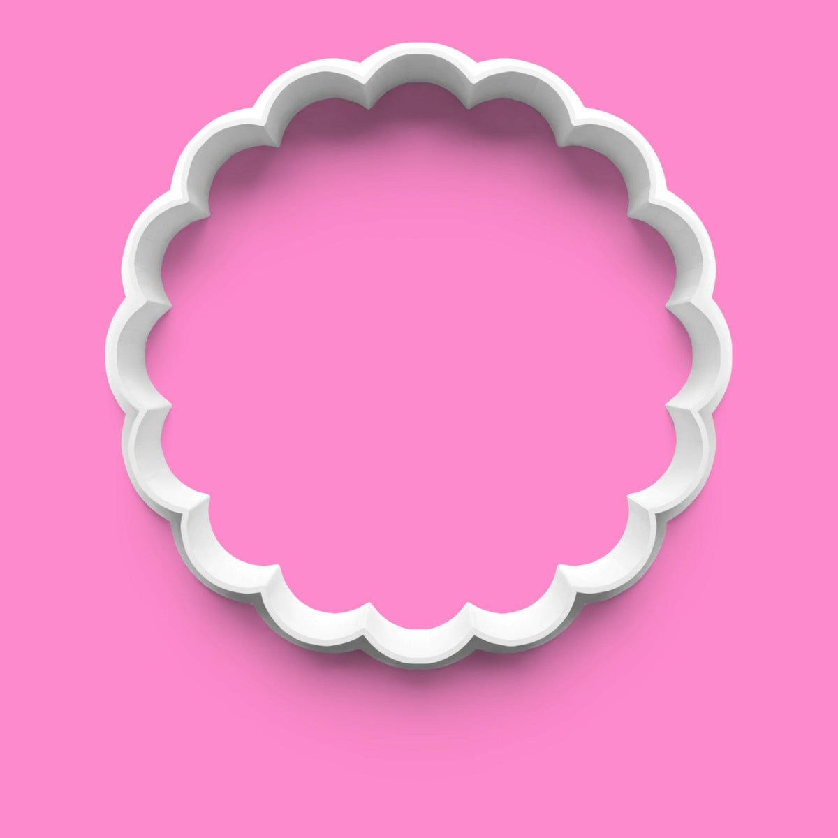 Simple Shapes Cookie Cutter and Embosser Set of 8 in 7cm or 10cm sizes.