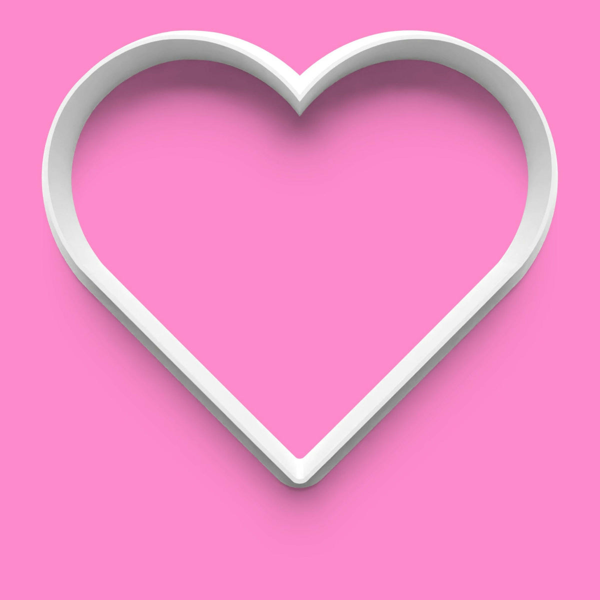 Simple Shapes Cookie Cutter and Embosser Set of 8 in 7cm or 10cm sizes.