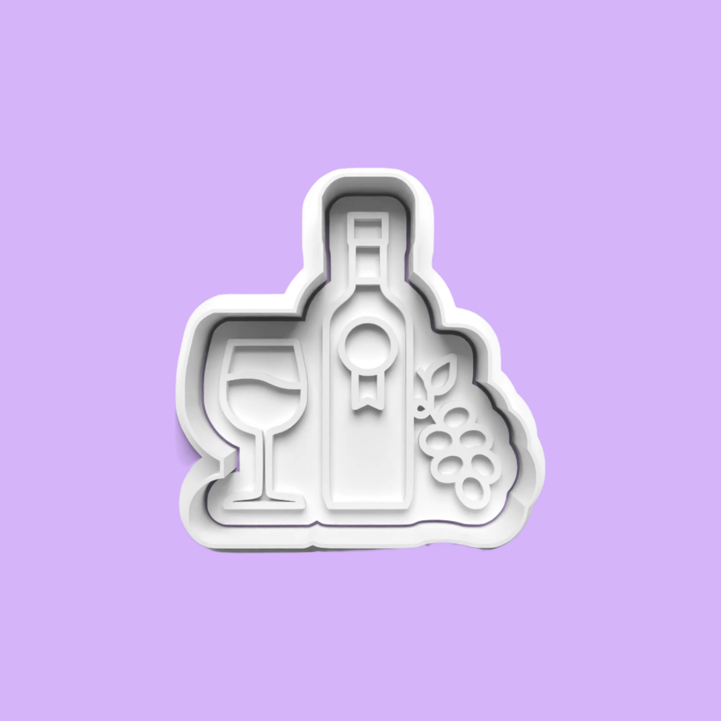 Cocktail and Beer-Themed Cookie Cutter Set – 4-Piece Beverage-Inspired Baking Tools.