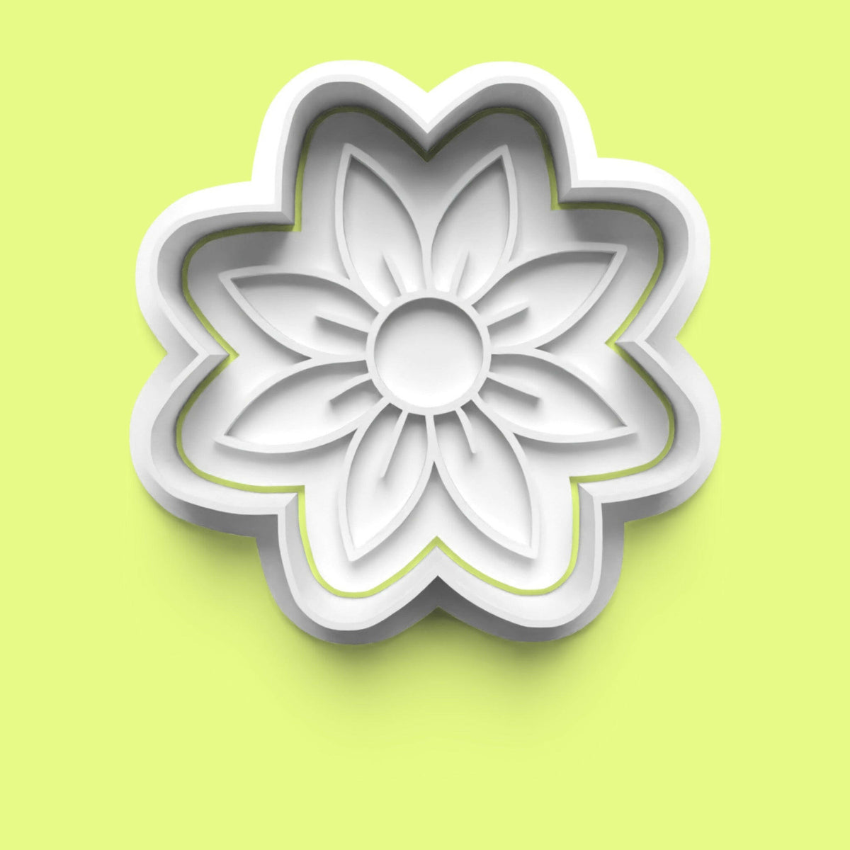 Spring Flower-Themed Embosser and Cookie Cutter Set –15-Piece FlowerBaking Tools.
