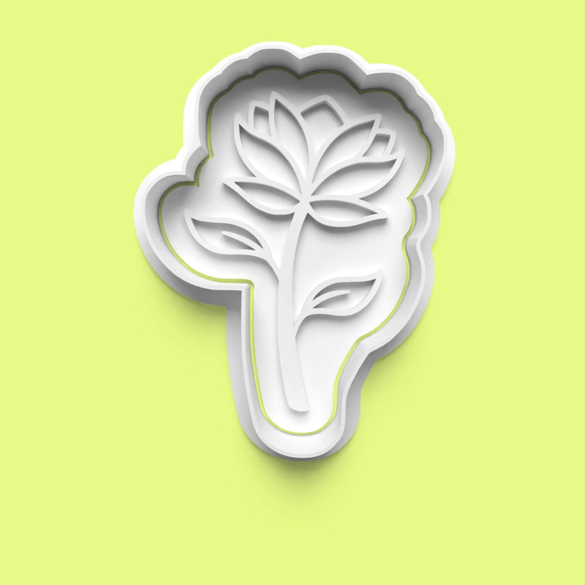Spring Flower-Themed Embosser and Cookie Cutter Set –15-Piece FlowerBaking Tools.