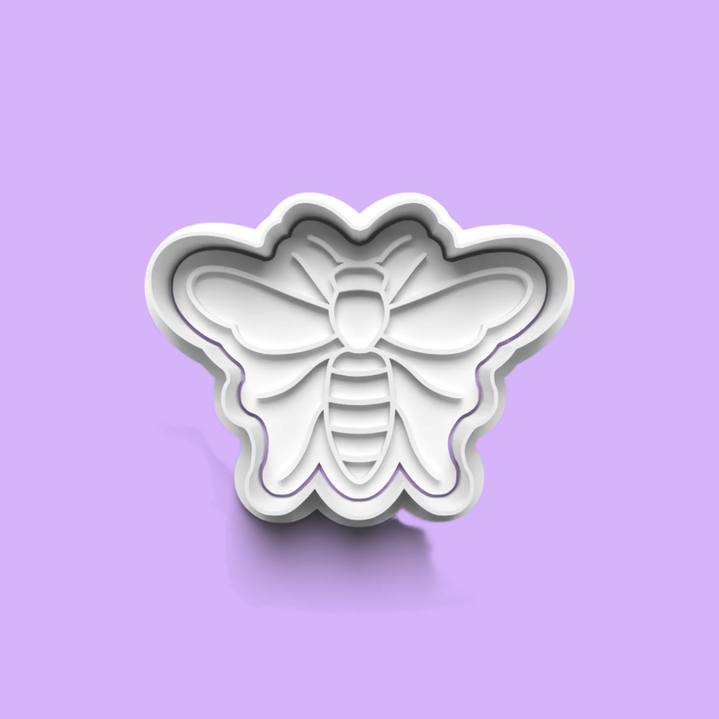 Bug-Themed Embosser and Cookie Cutter Set – Ladybird, Grasshopper, Wasp, and Ant – Set of 4.