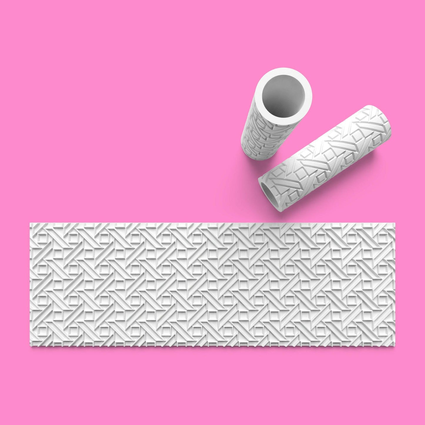 Pattern Shape Textured Roller for Fondant Polymer Clay.