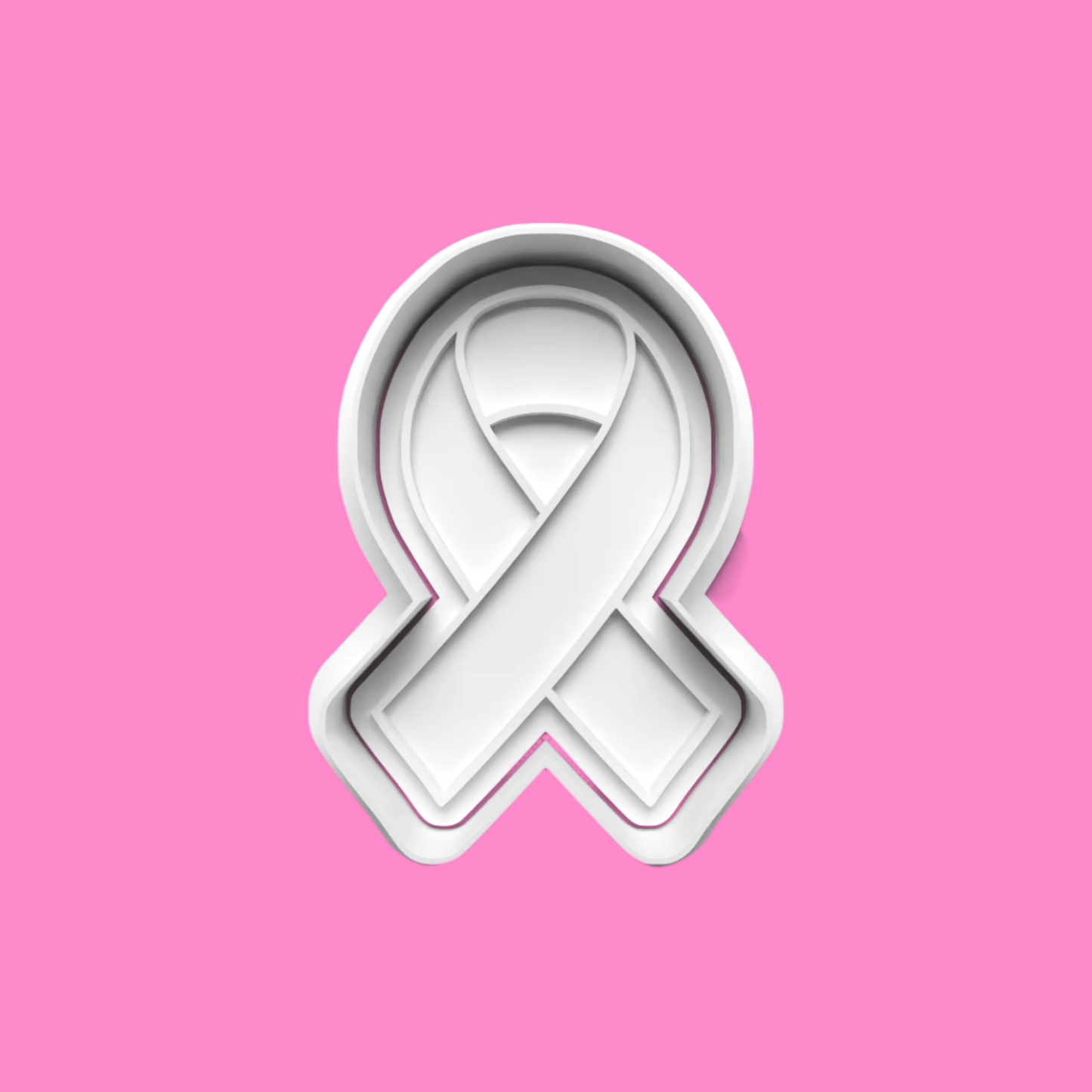 "Support Breast Cancer Awareness with our 4-piece embosser and cookie cutter set. Durable, food-safe, and perfect for creating meaningful, awareness-themed treats. Hand wash only.".