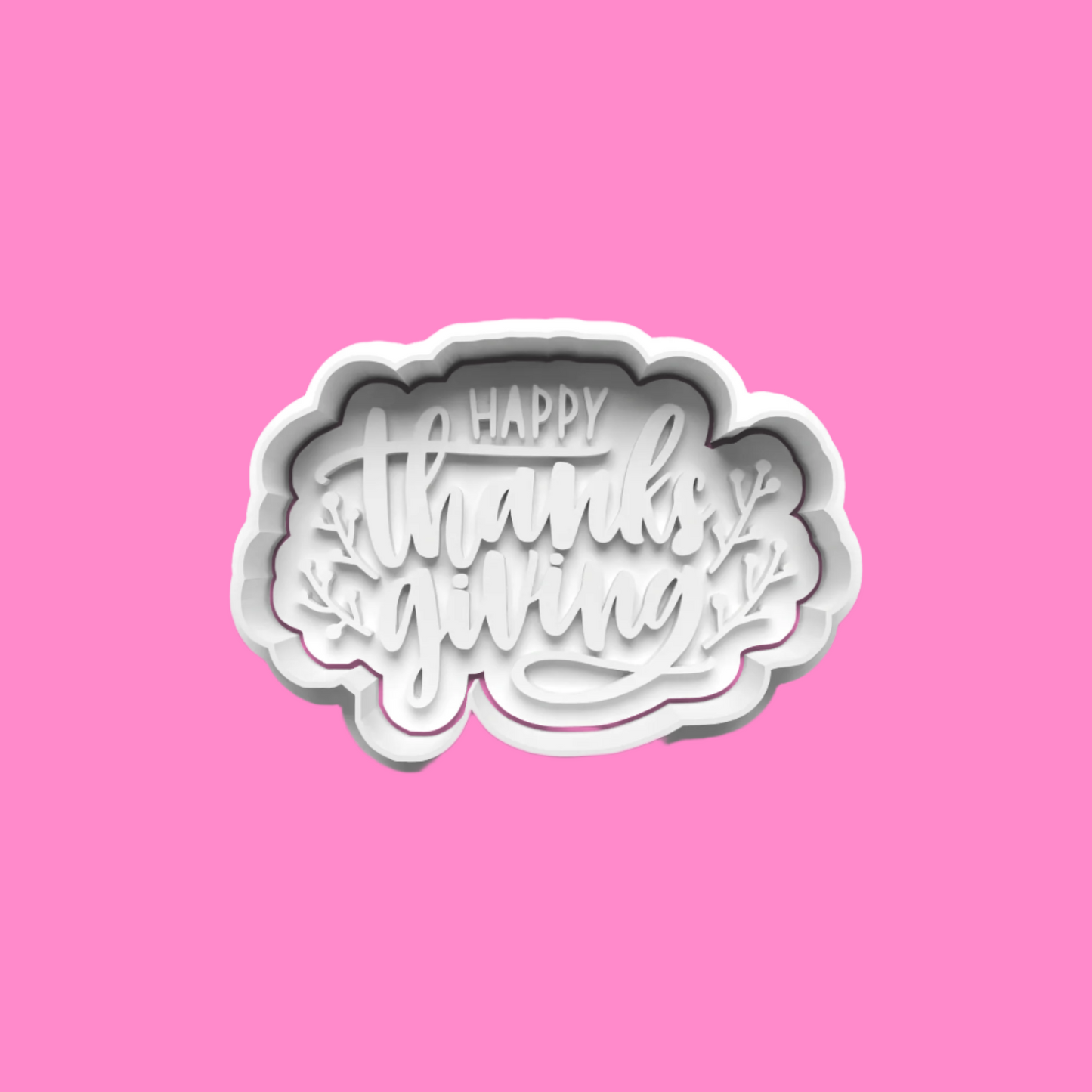 Thanksgiving-Themed Cookie Cutter Set – 4-Piece Fall Baking Tools.