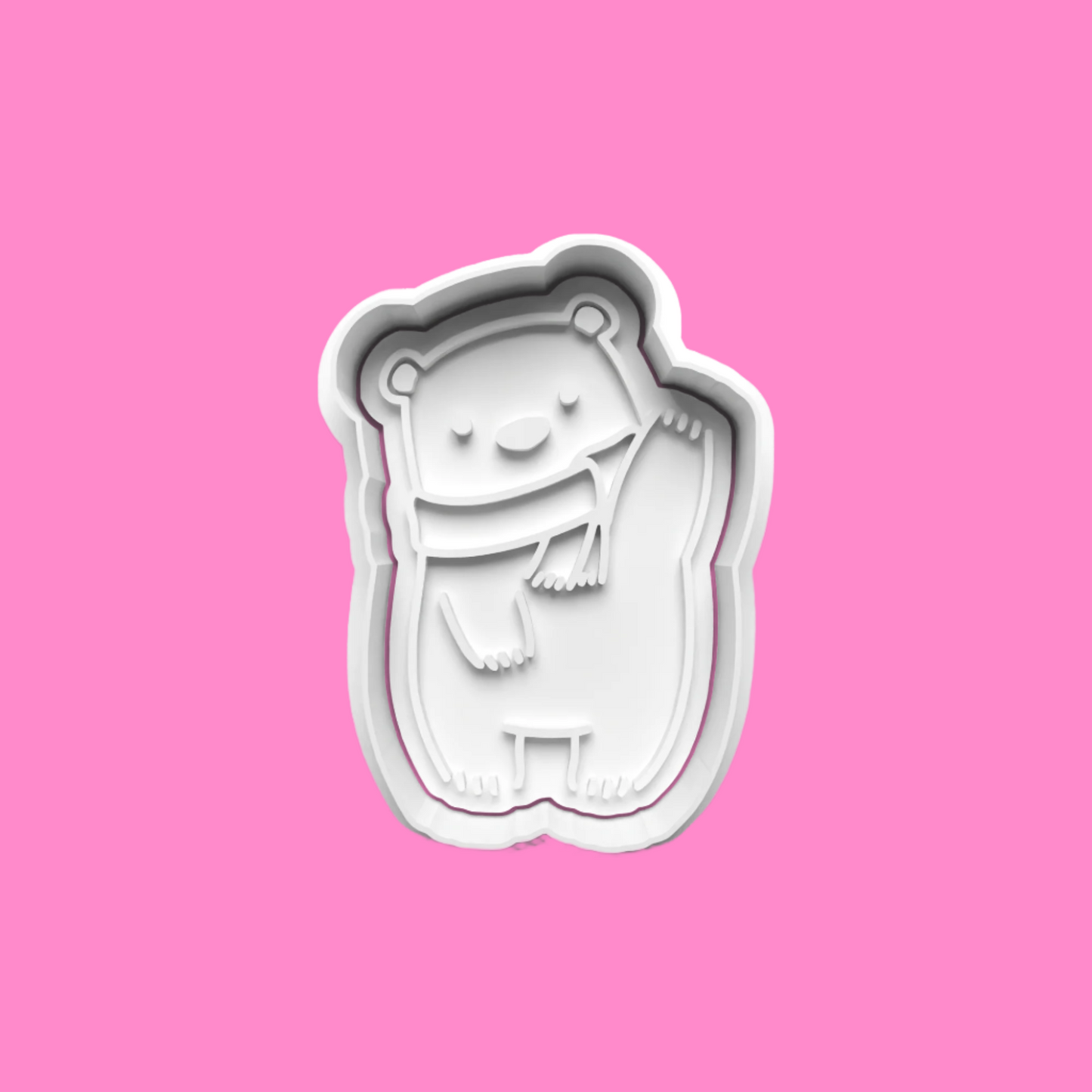 North Pole-Themed Cookie Cutter Set – 4-Piece Arctic Baking Tools.