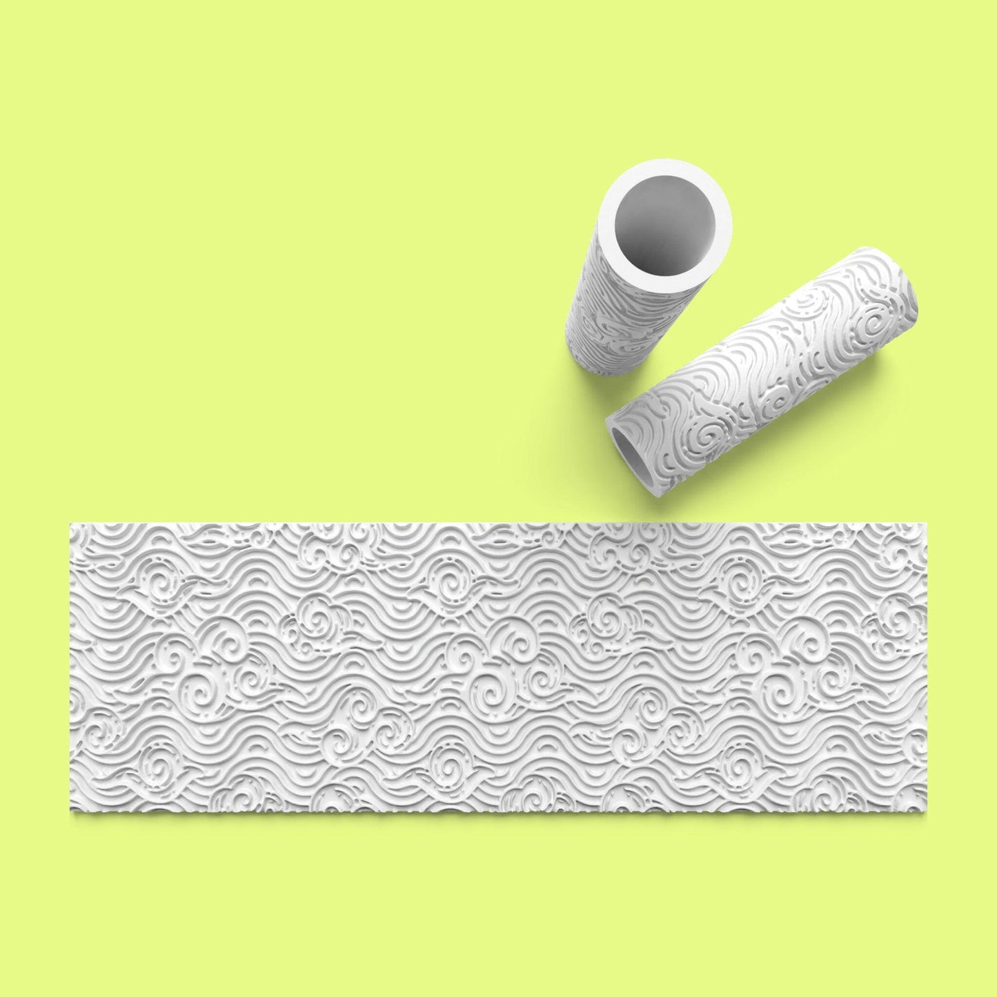 Cloud Textured Roller for Fondant Polymer Clay.