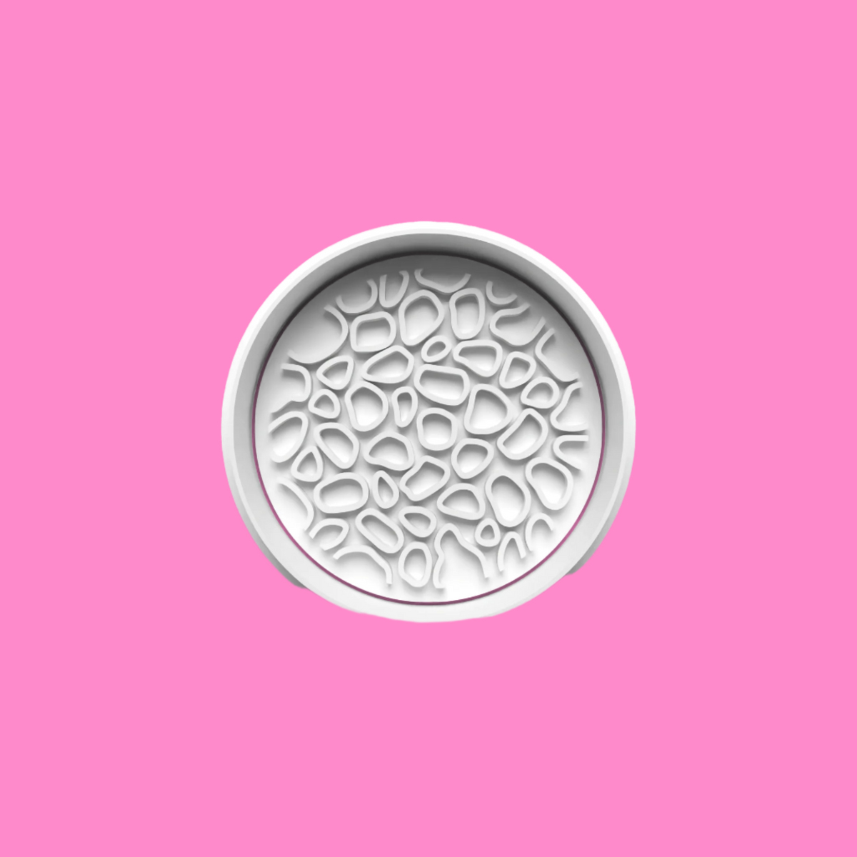 Circle Patterned Textured Cookie Cutter – Intricate Design Baking Tool.