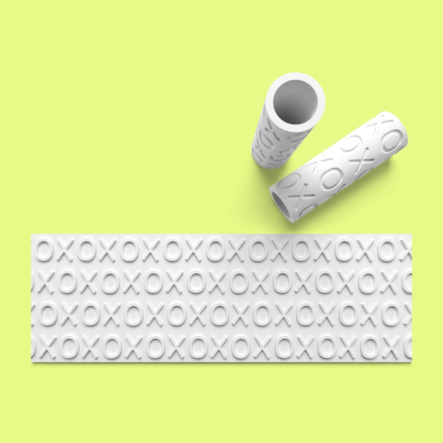 Love XOXOX Textured Roller for Fondant Polymer Clay.