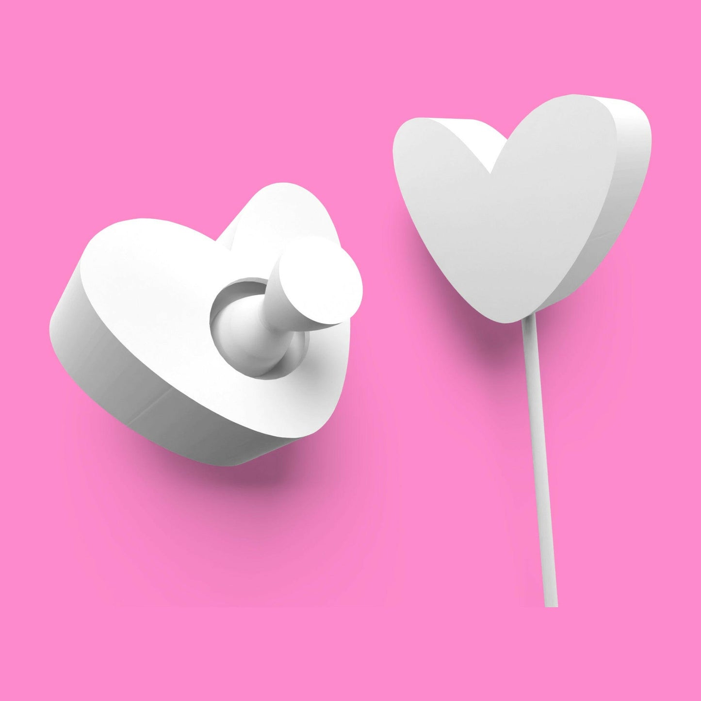 Professional Love Items Cake Pop Mold Set - 4 Eco-Friendly PLA Plastic Molds.