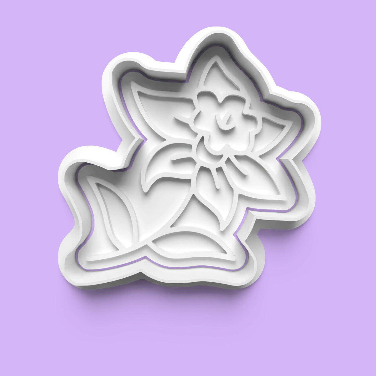 Floral Cookie Cutter Set (4 pcs) | Lily, Iris, Daffodil & Tulip | PLA Baking Tools.
