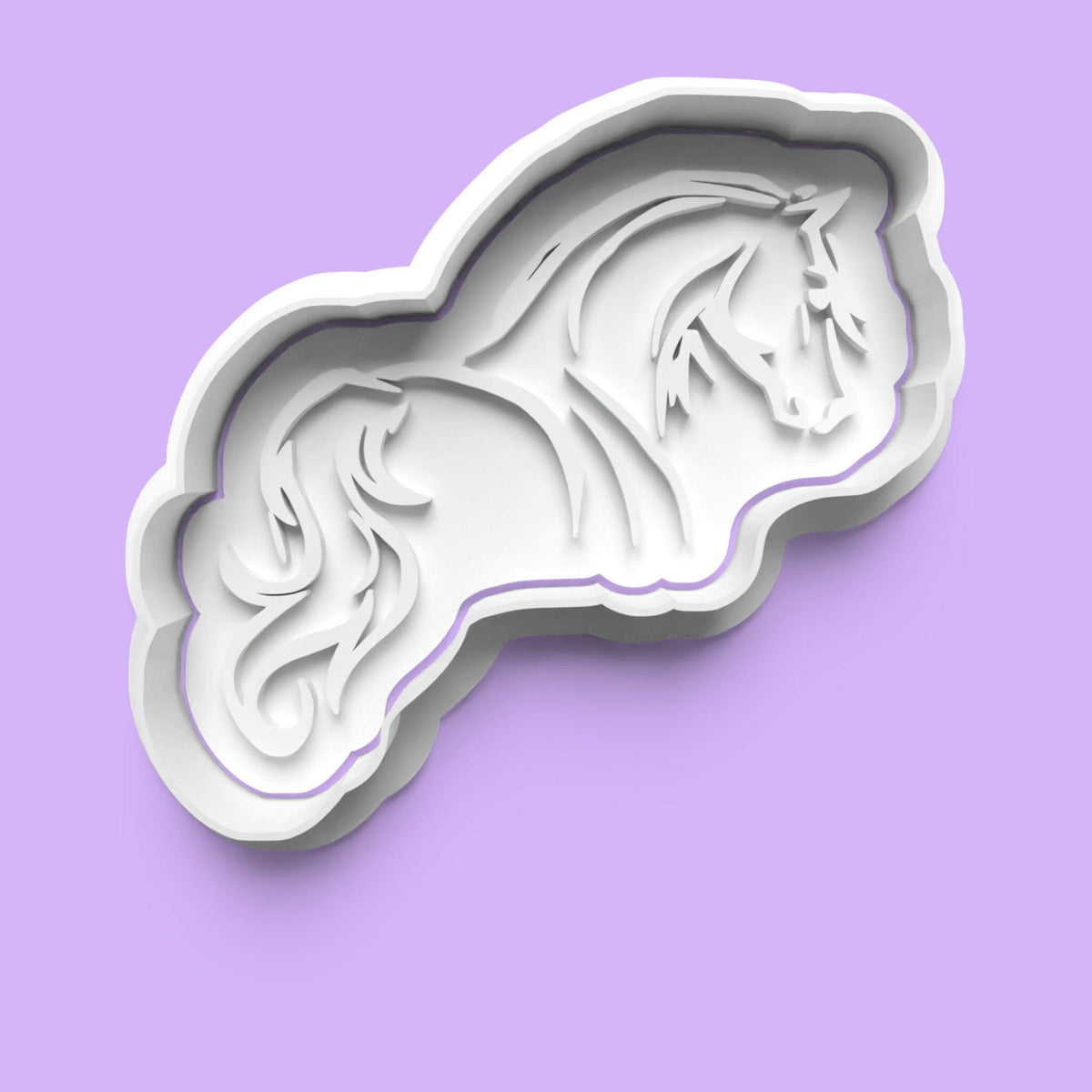 Horse Cookie Cutter Set (4 pcs) | Equestrian-Themed Baking Tools | PLA.