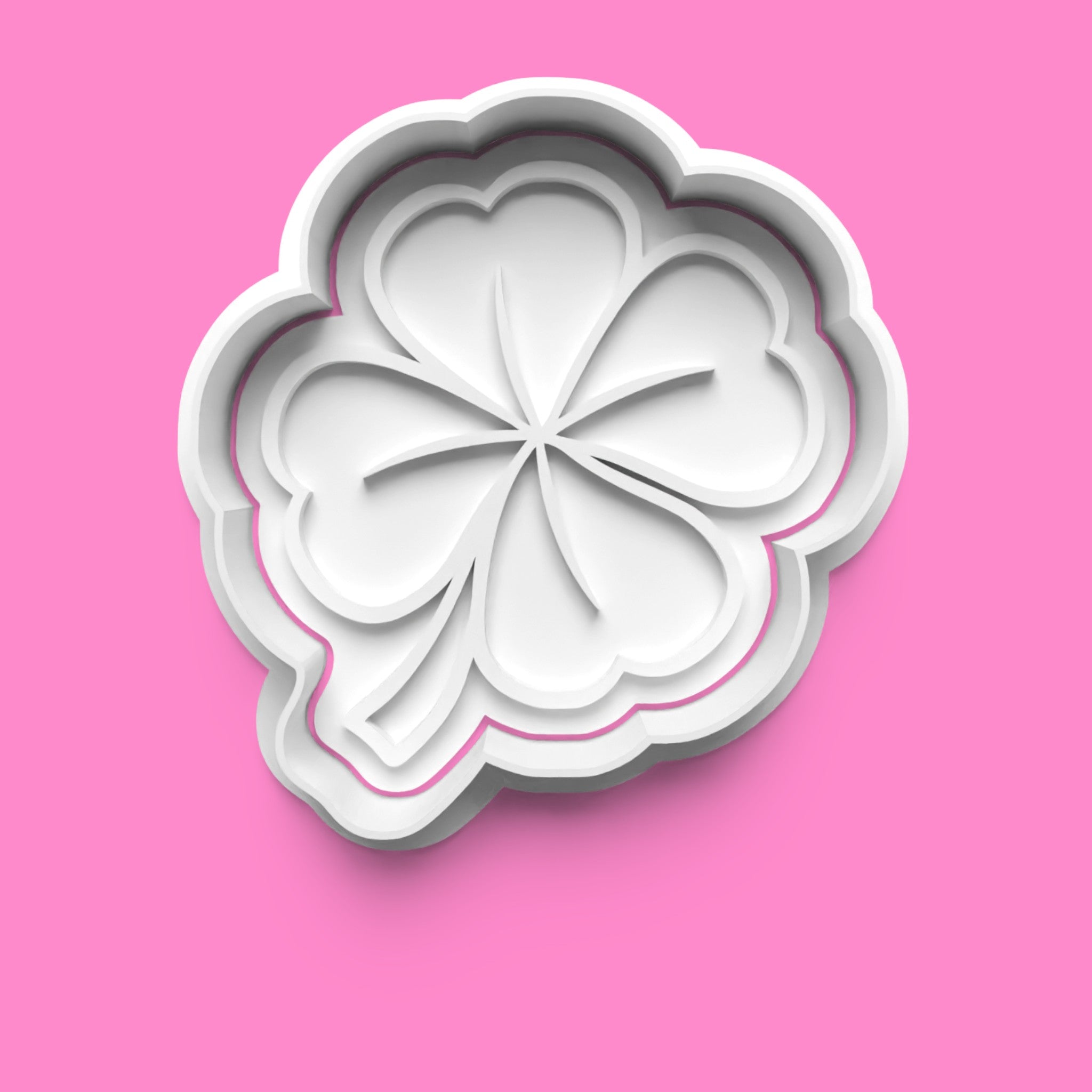 Lucky Charm Cookie Cutter Set – Cat, Clover, Ladybird & Horseshoe (5cm, 7cm, 8cm, 10cm)