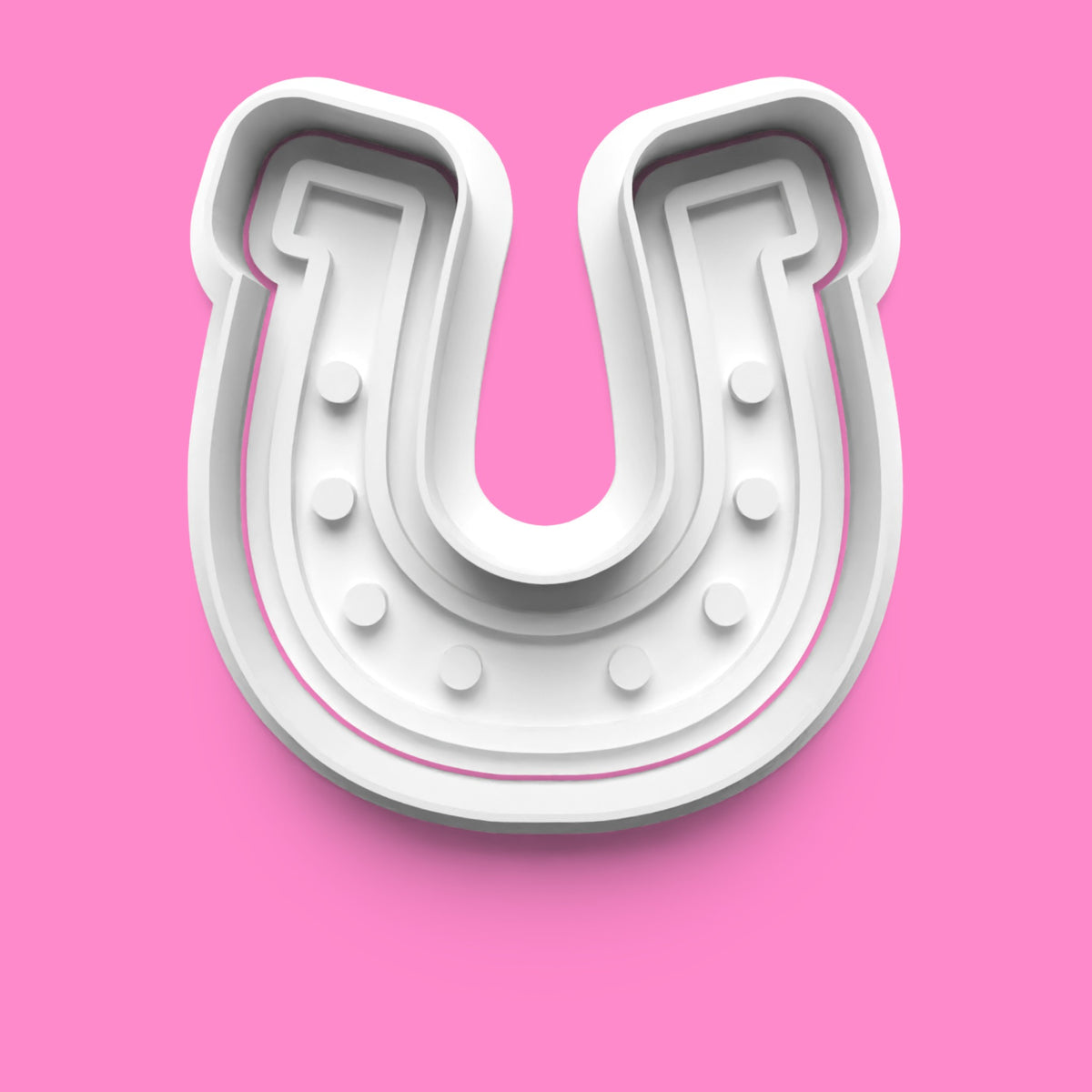 Lucky Charm Cookie Cutter Set – Cat, Clover, Ladybird & Horseshoe (5cm, 7cm, 8cm, 10cm)