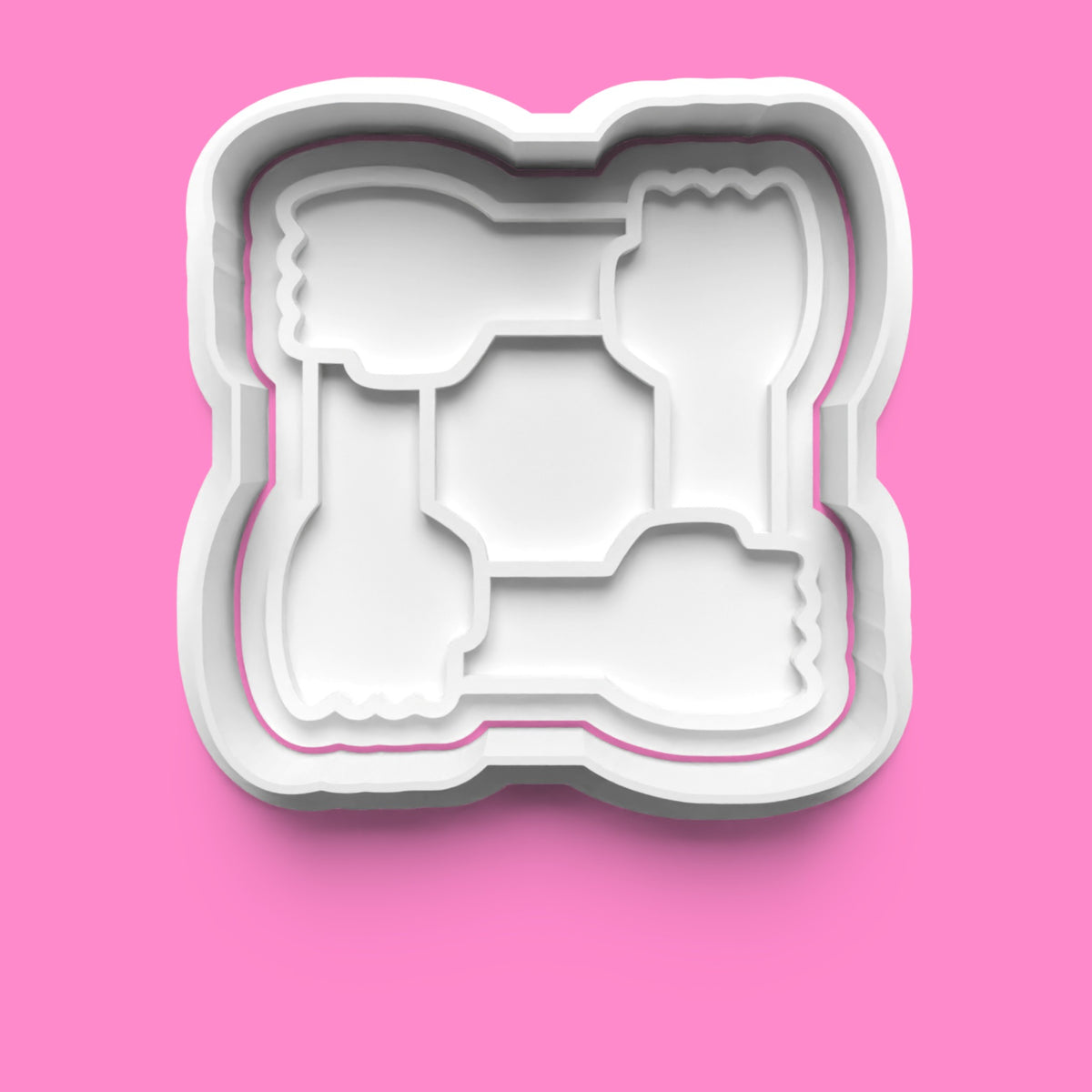 "Bake It Inclusive" – Equality & Inclusion Cookie Cutter Set (4 Designs, 5–10cm)