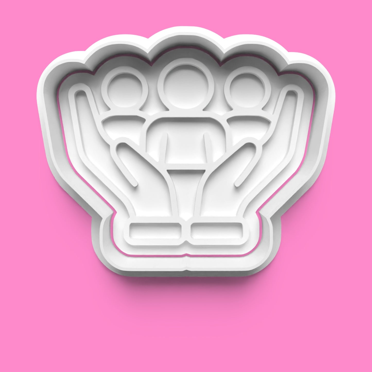 "Bake It Inclusive" – Equality & Inclusion Cookie Cutter Set (4 Designs, 5–10cm)