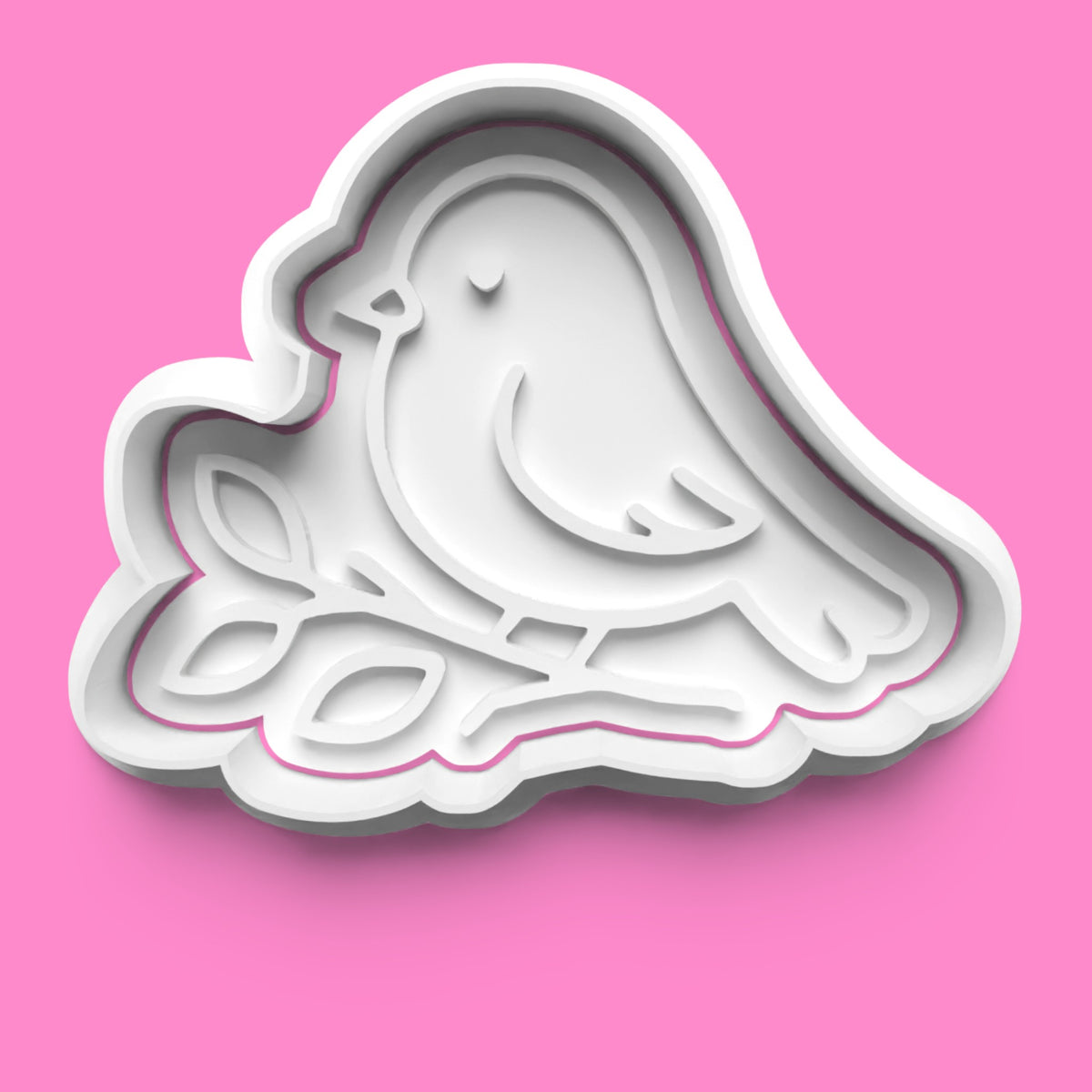 Birds & Nest Cookie Cutters & Embosser Stamps | Nature Baking Set | PLA