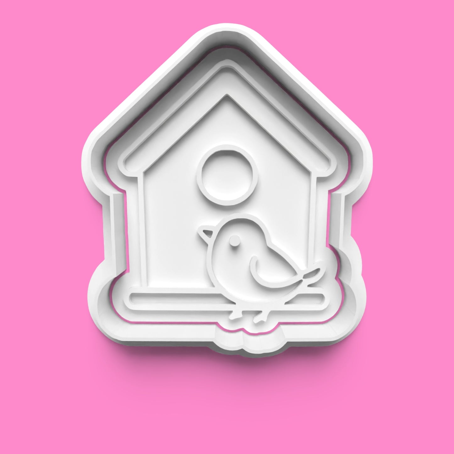 Birds & Nest Cookie Cutters & Embosser Stamps | Nature Baking Set | PLA