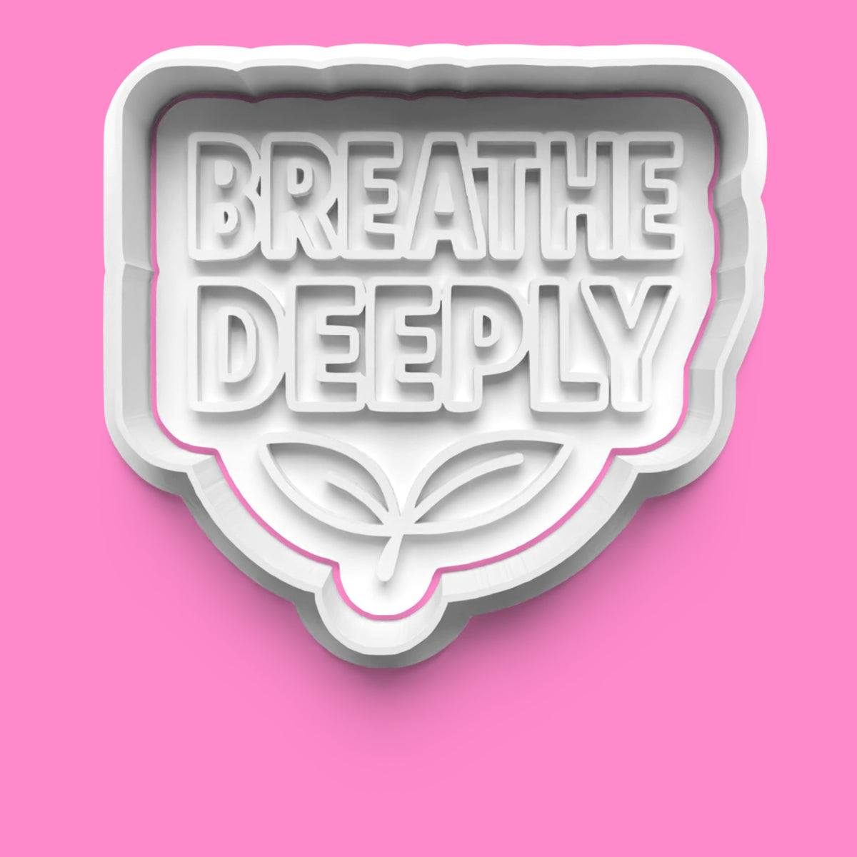 Affirmations Cookie Cutter & Embosser – Positive Quote Set or Individual Designs