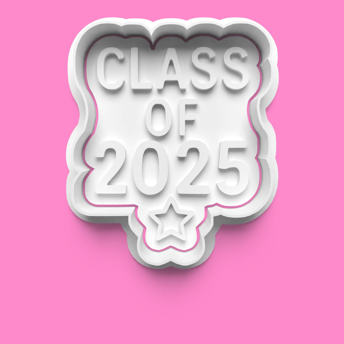 School Leavers 2025 Cookie Cutter & Embosser Set โ Graduation Party 4-Piece Collection