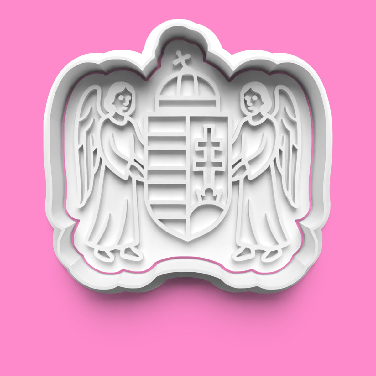 Hungary Cookie Cutter & Embosser Stamp | Country Theme | PLA