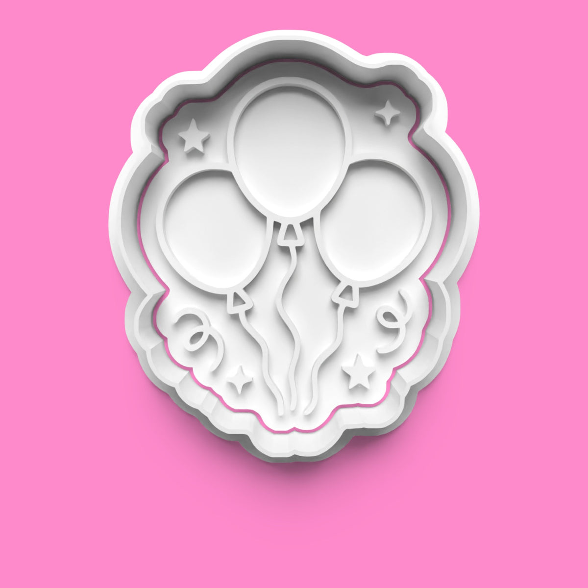 Birthday Cookie Cutter & Embosser Set – 4-Piece Celebration Baking Collection