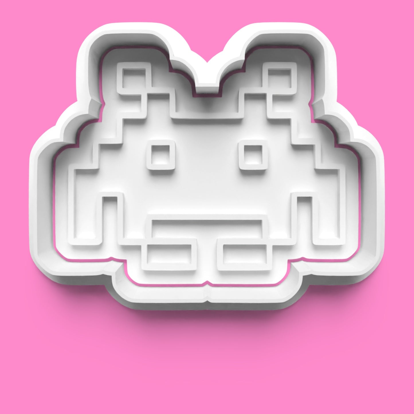 Retro Game Cookie Cutter & Embosser Set – 4-Piece Arcade-Inspired Collection