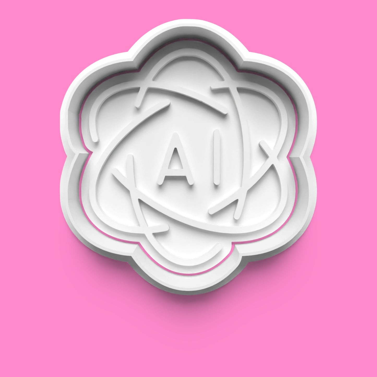 AI Cookie Cutter & Embosser Stamp Set β Futuristic Tech-Inspired Collection