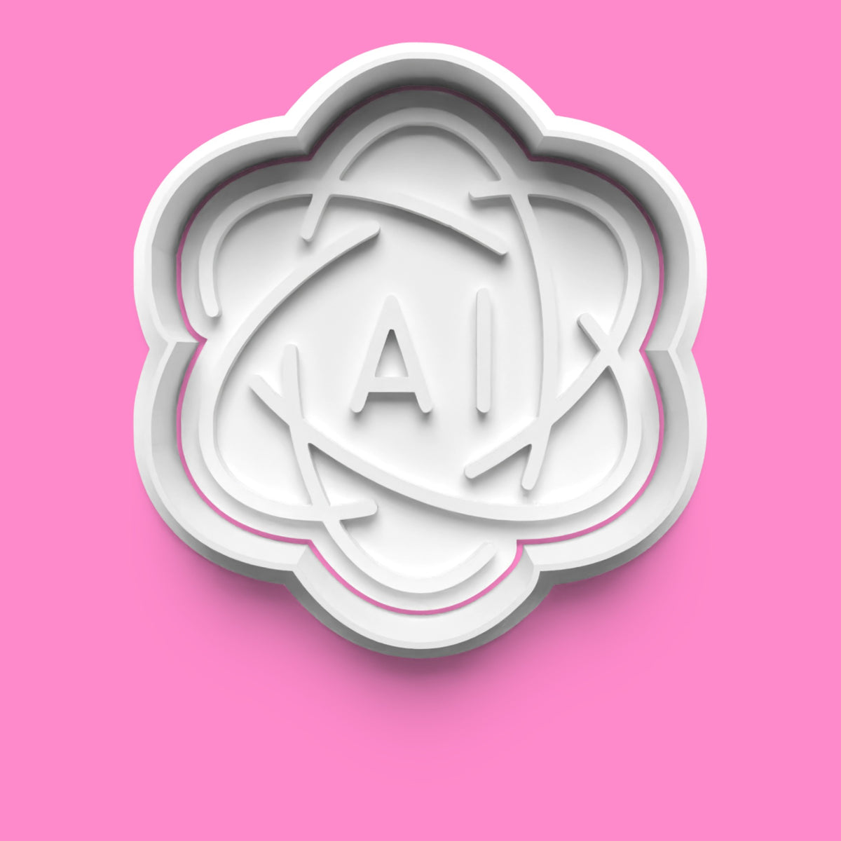 AI Cookie Cutter & Embosser Stamp Set β Futuristic Tech-Inspired Collection