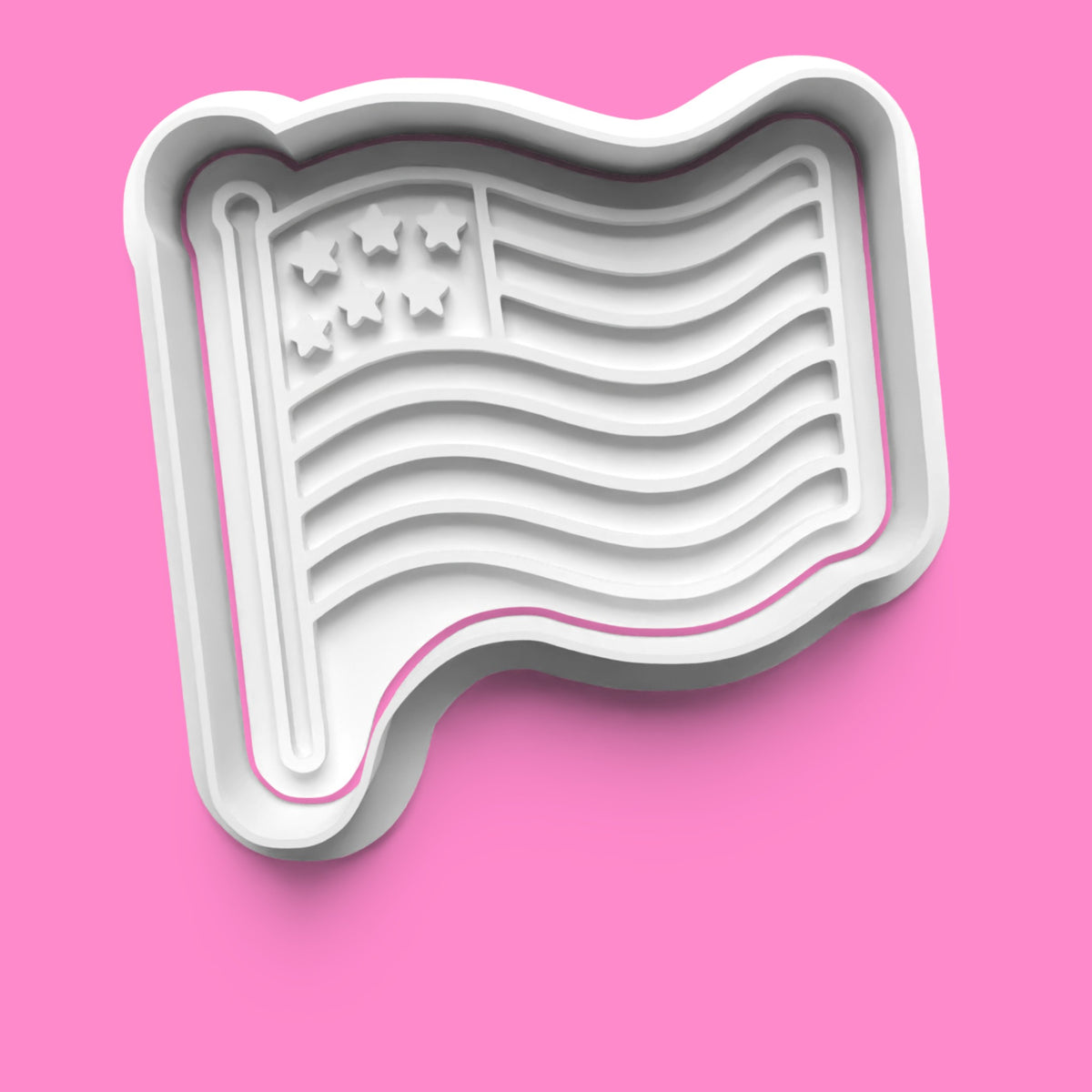 USA Cookie Cutter & Embosser Stamp Set – Stars & Stripes Collection