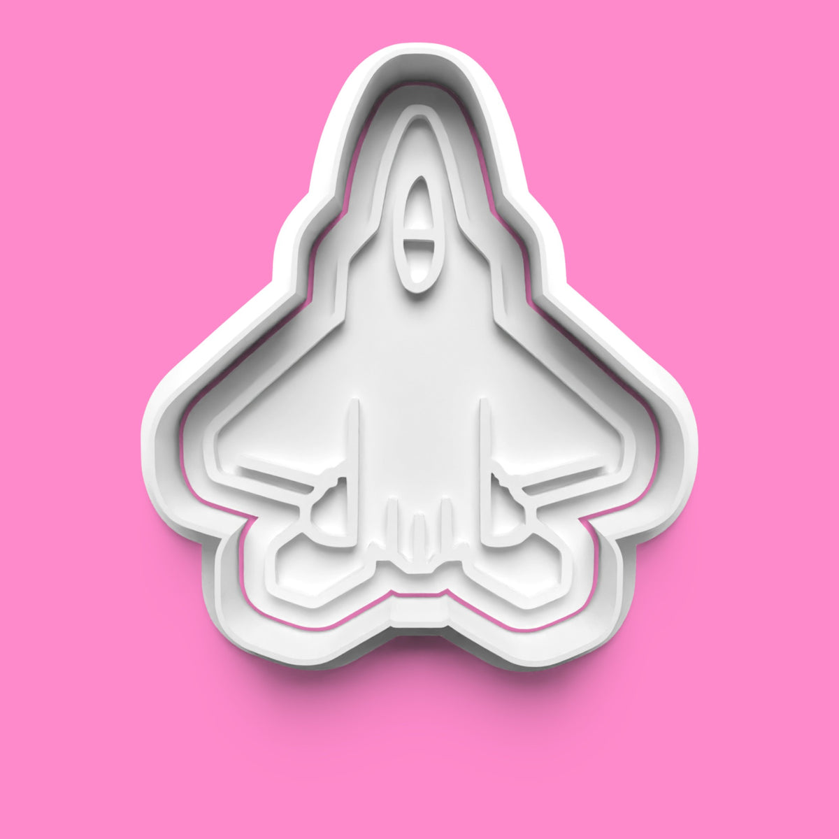 Fighter Jets Cookie Cutter & Embosser Stamp Set – Aviation Collection