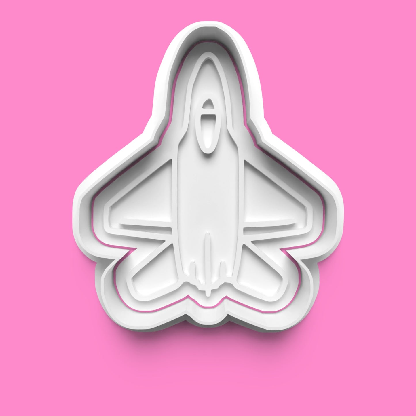 Fighter Jets Cookie Cutter & Embosser Stamp Set – Aviation Collection
