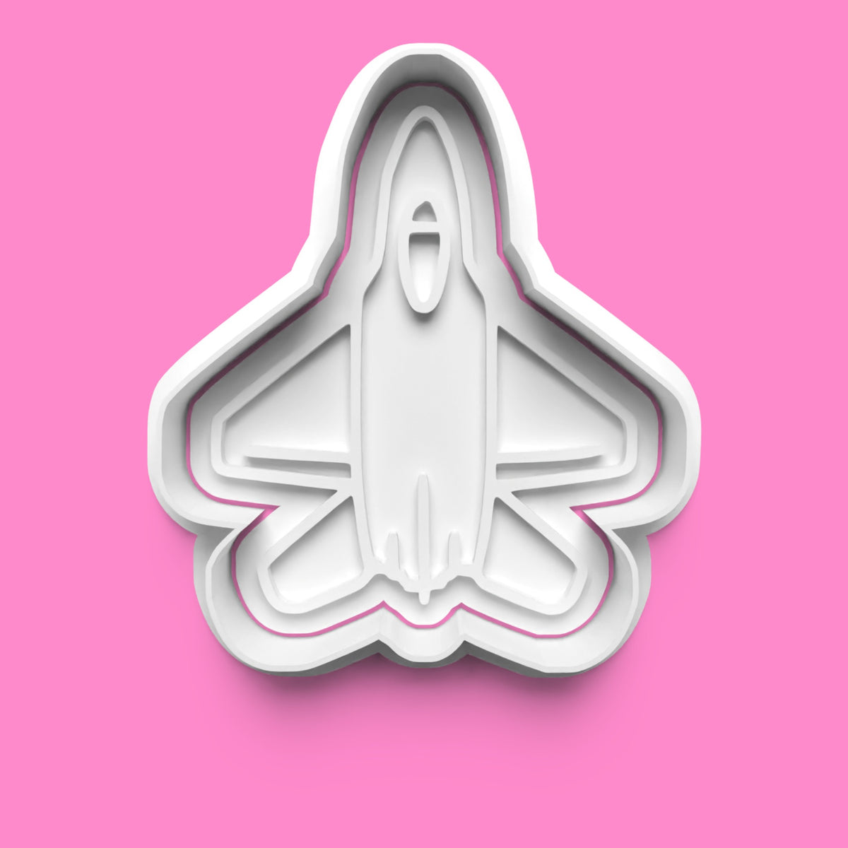 Fighter Jets Cookie Cutter & Embosser Stamp Set – Aviation Collection