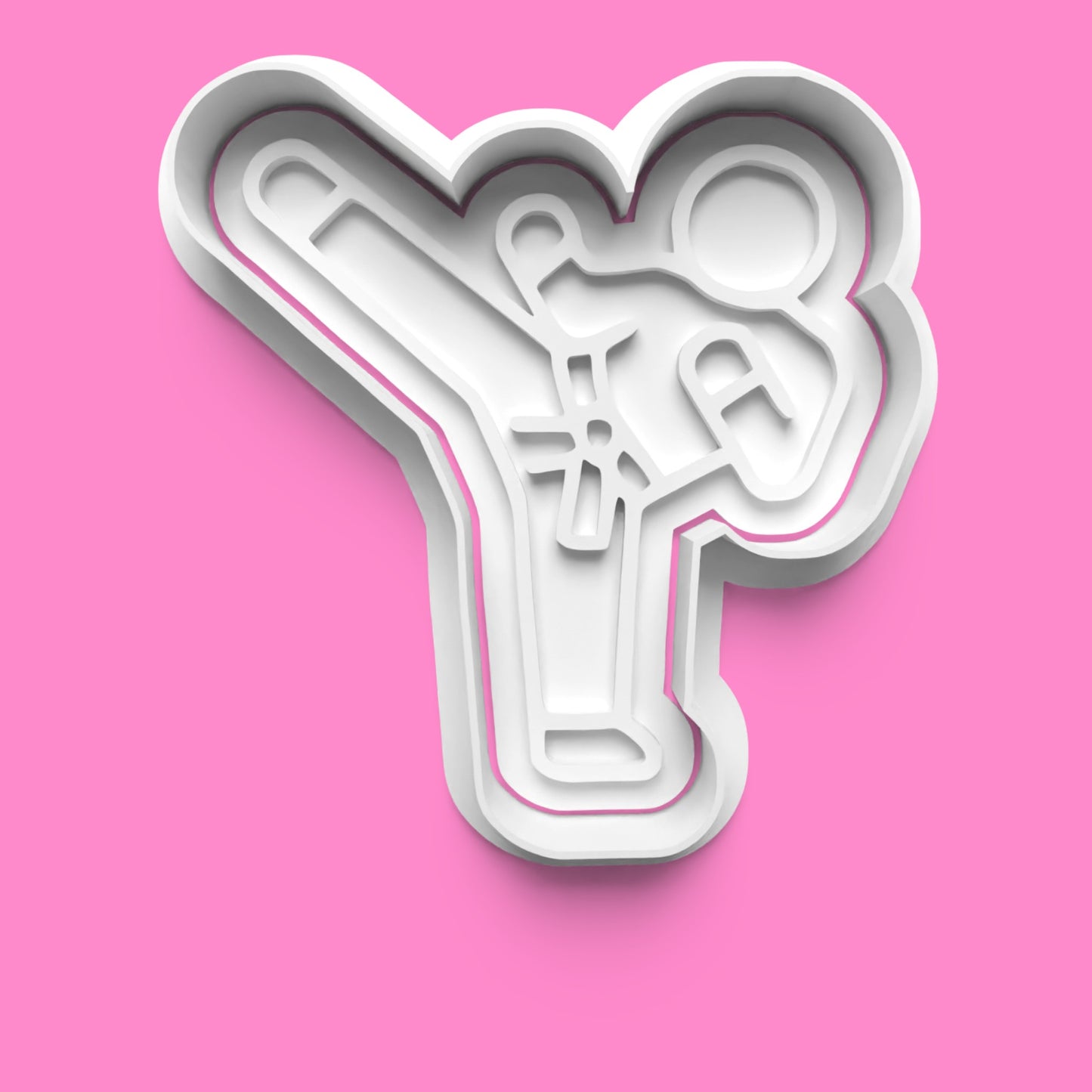 Karate Cookie Cutter & Embosser Stamp Set – Martial Arts Collection