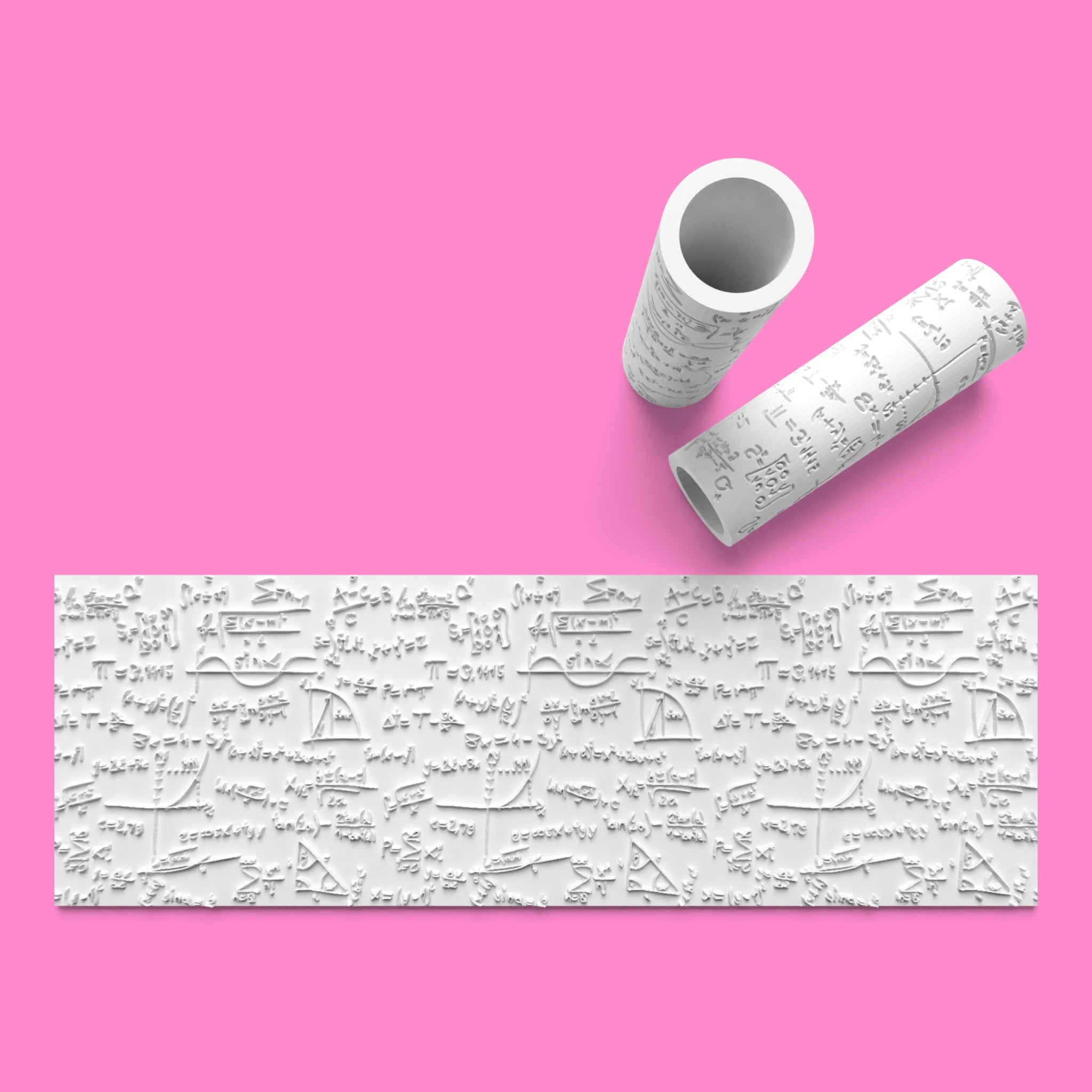 Math Design Emboss & Outboss Textured Rollers – STEM Baking Collection Set-1