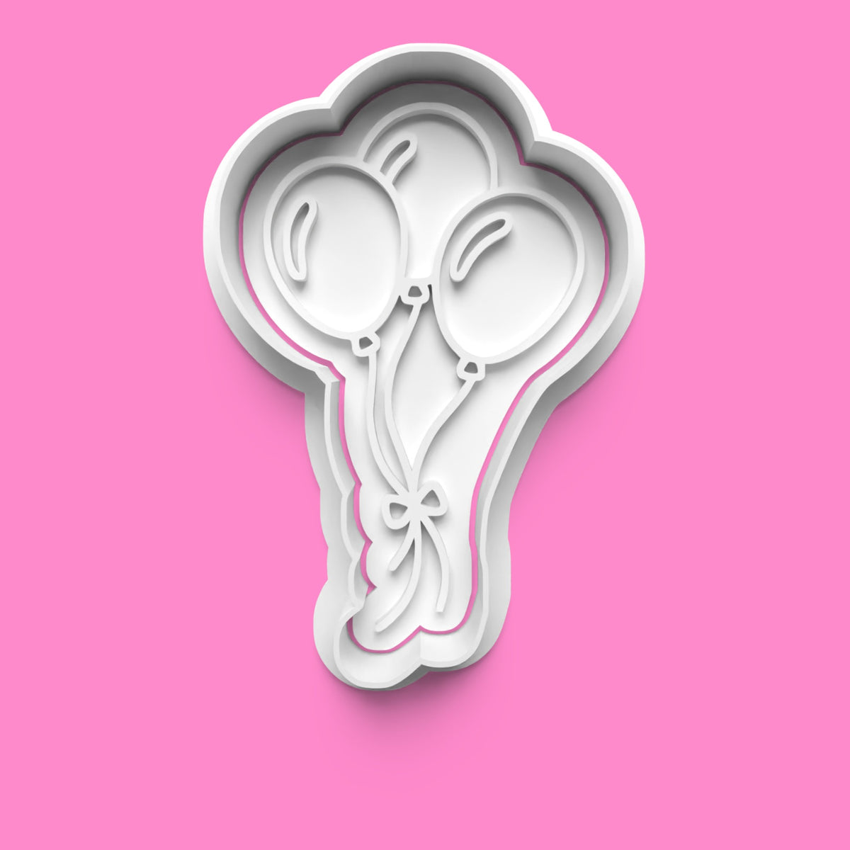 Balloon Theme Cookie Cutter & Embosser Stamp Set β Celebration & Party Collection
