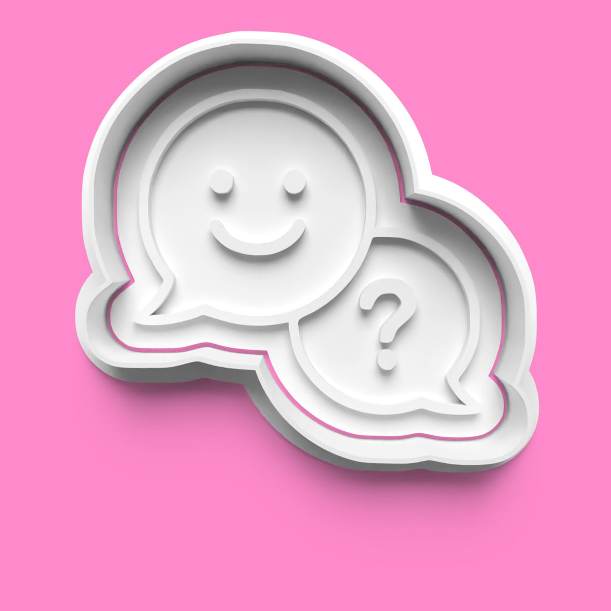 R U OK? Cookie Cutter & Embosser Stamp Set โ Mental Health & Kindness Collection