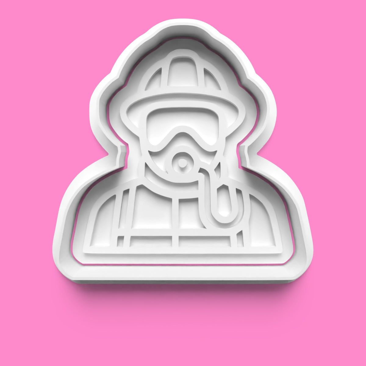 Firefighter Cookie Cutter & Embosser Stamp Set – Heroic Bakes Collection