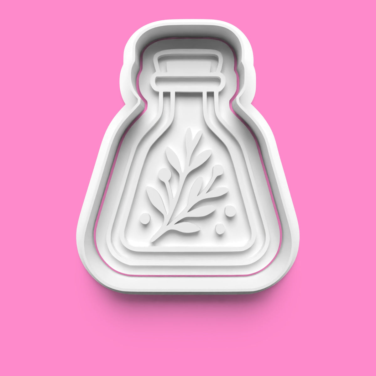 Herbs and Potions Cookie Cutter & Embosser Stamp Set โ Magical Baking Collection