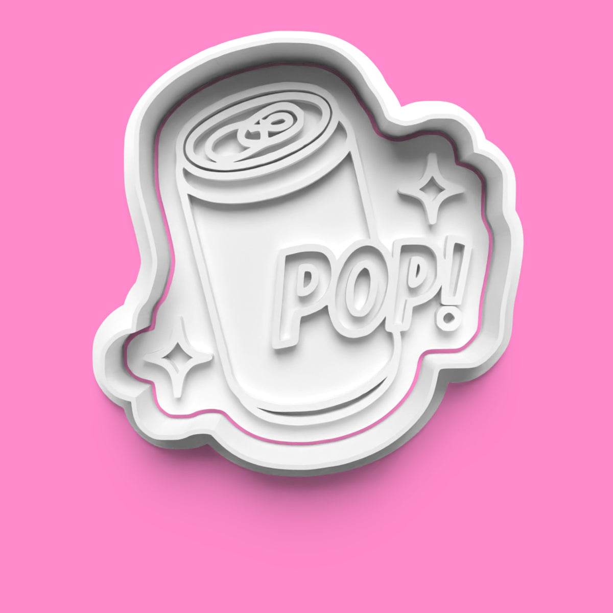 Retro Pop Art Cookie Cutter & Embosser Stamp Set β Comic Style Baking Collection