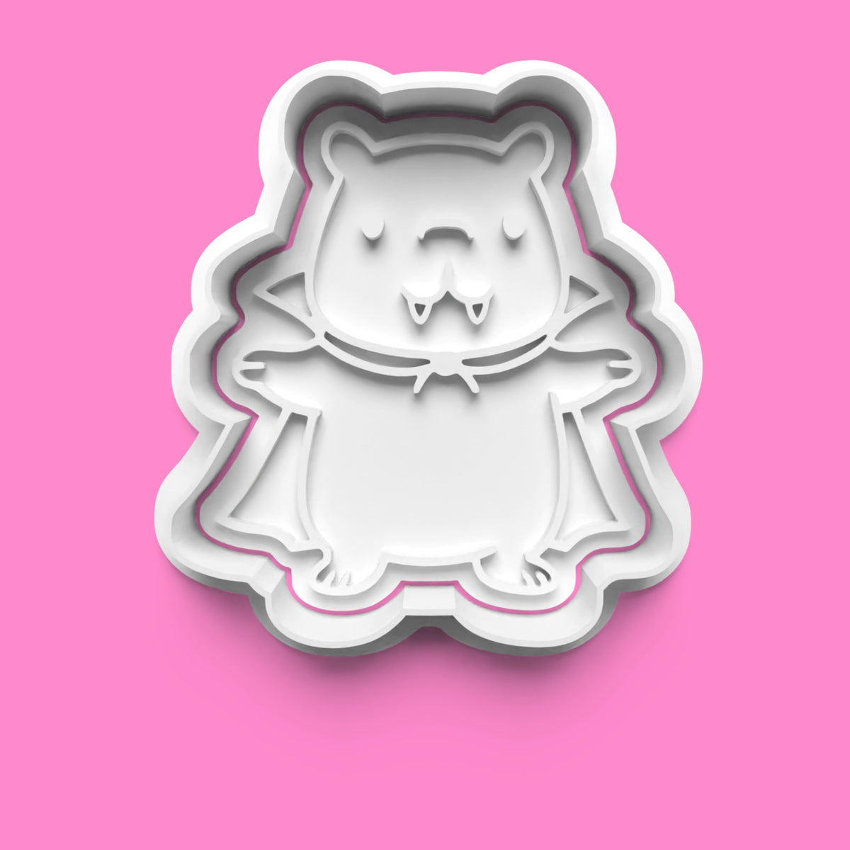 Halloween Capybara Cookie Cutter & Embosser Set (Set of 4 – Witchy & Spooky Designs)