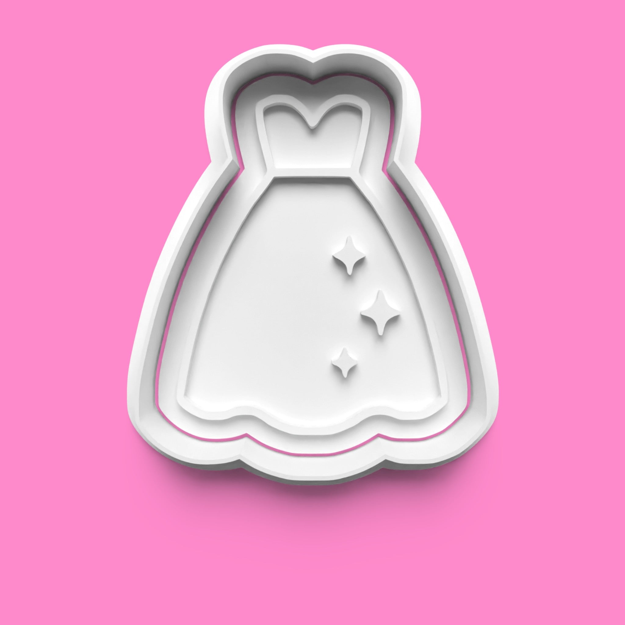 Bridal Cookie Cutter Embosser Set – 4-Piece Engagement & Hen Party Collection