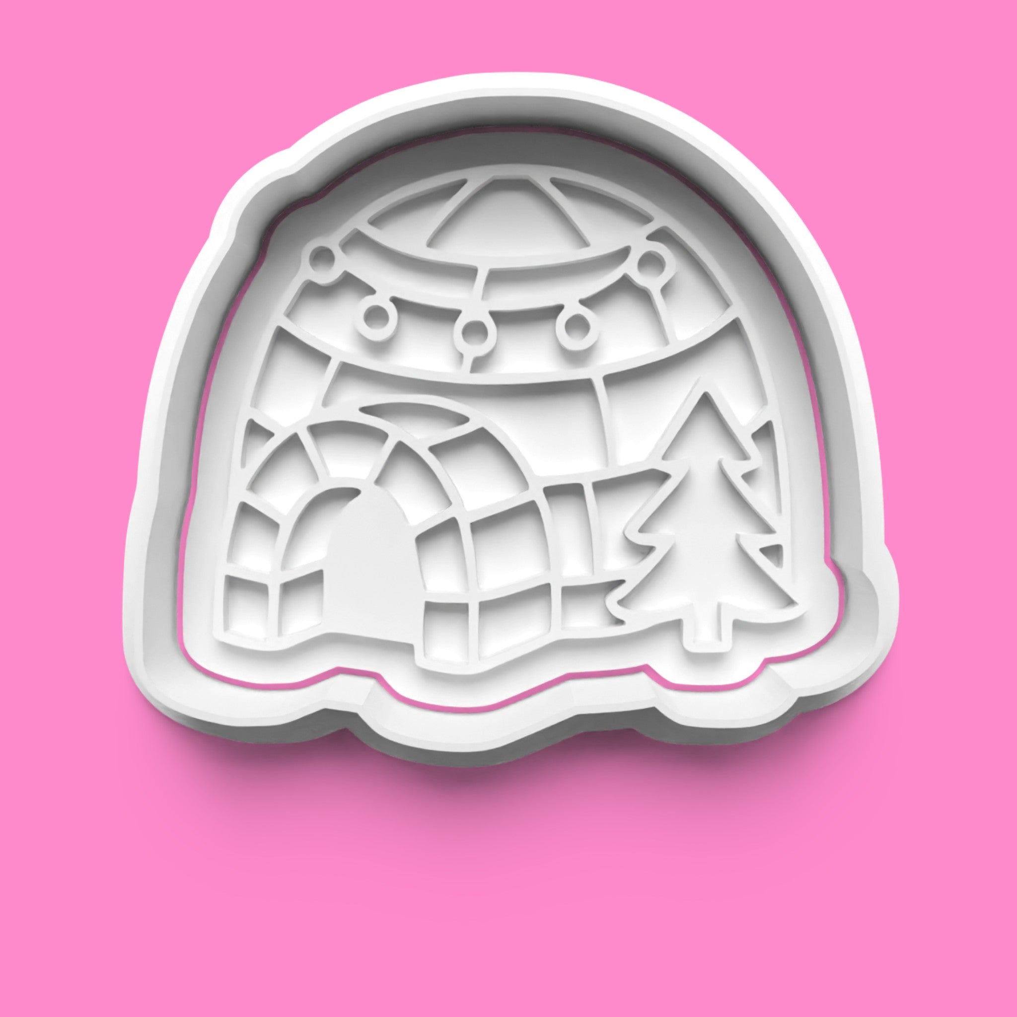 Winter Wonderland Cookie Cutter Set – Penguin, Polar Bear, Igloo & Snowflake (4-Piece Arctic Bake Set)