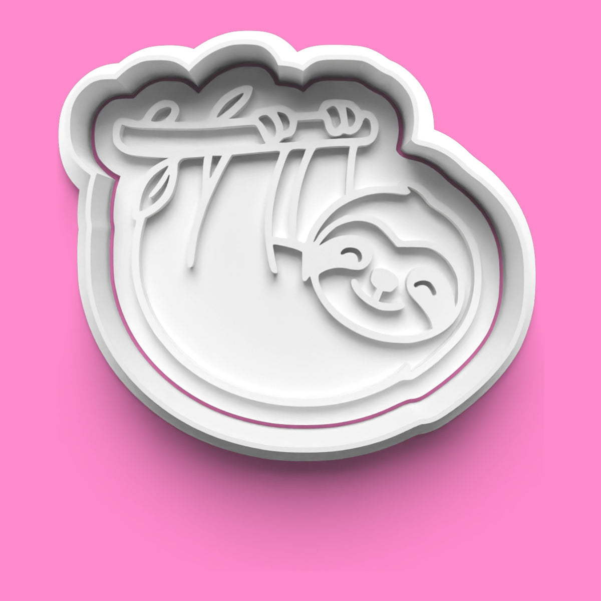 Adorable Animals Cookie Cutter & Embosser Set – Red Panda, Sloth, Platypus & Otter