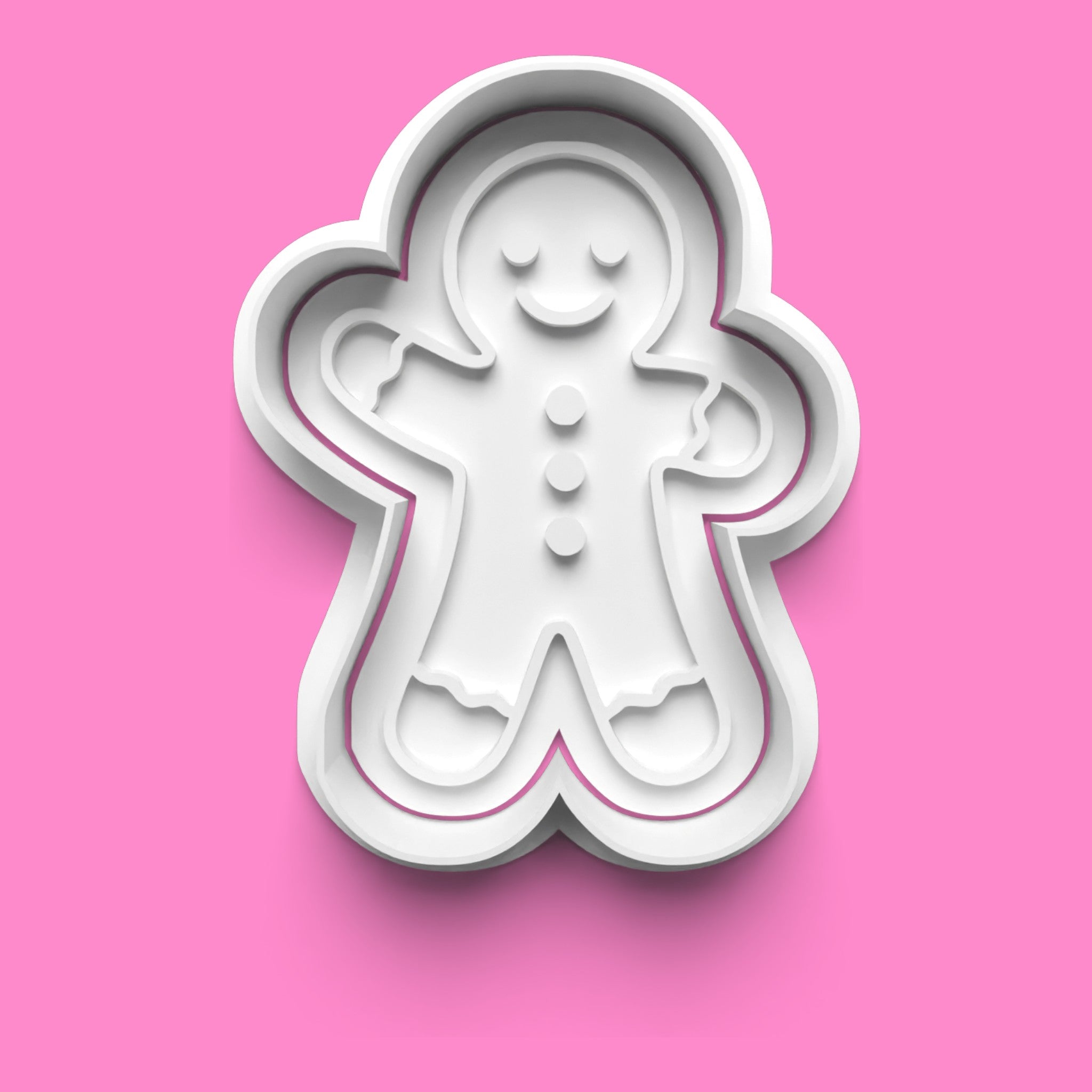 Gingerbread Family Cookie Cutter & Embosser Set – Set of 4