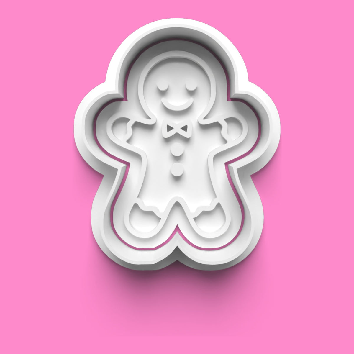 Gingerbread Family Cookie Cutter & Embosser Set – Set of 4