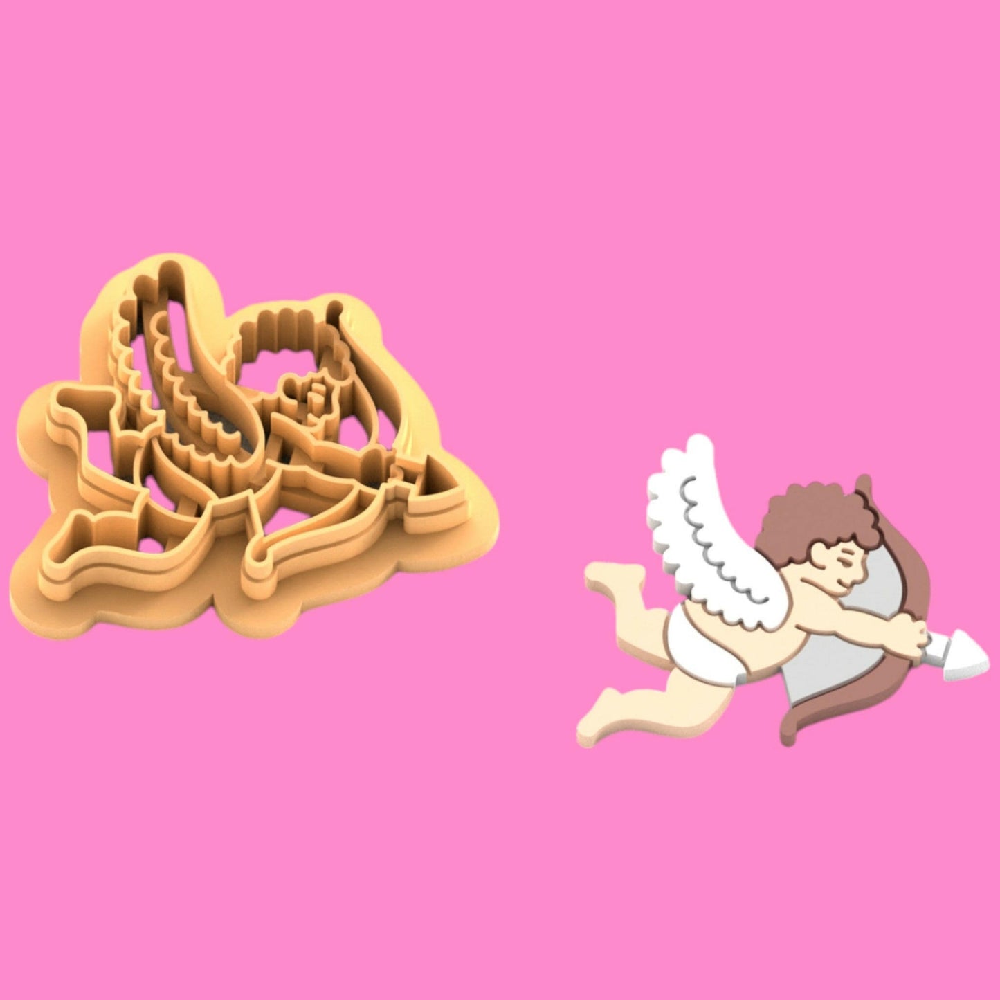 Cupid Clay Cutter - Polymer clay Tools -Jewellery Tools-Earring Clay Cutters,Clay Earring Cutters,Most Unique Design. Cookie Cutter.