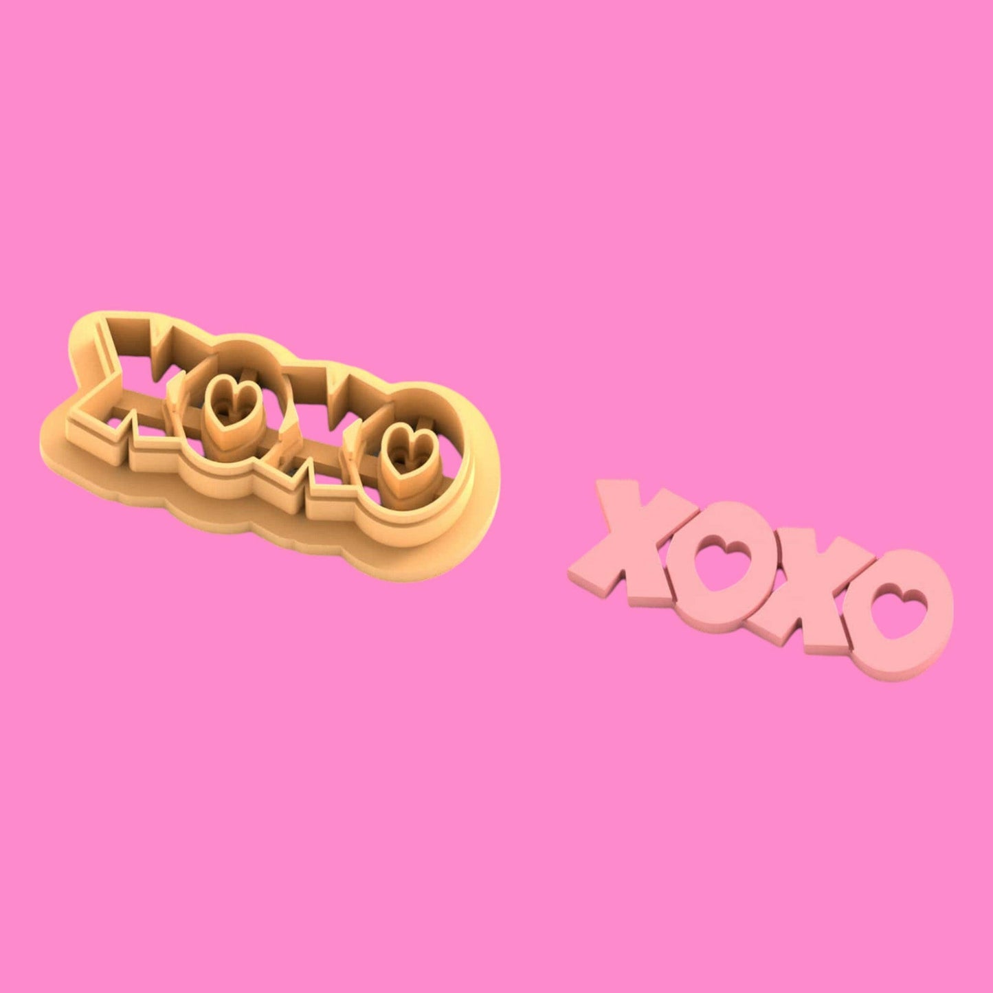 XOXO Clay Cutter - Polymer clay Tools -Jewellery Tools-Earring Clay Cutters,Clay Earring Cutters,Most Unique Design. Cookie Cutter.